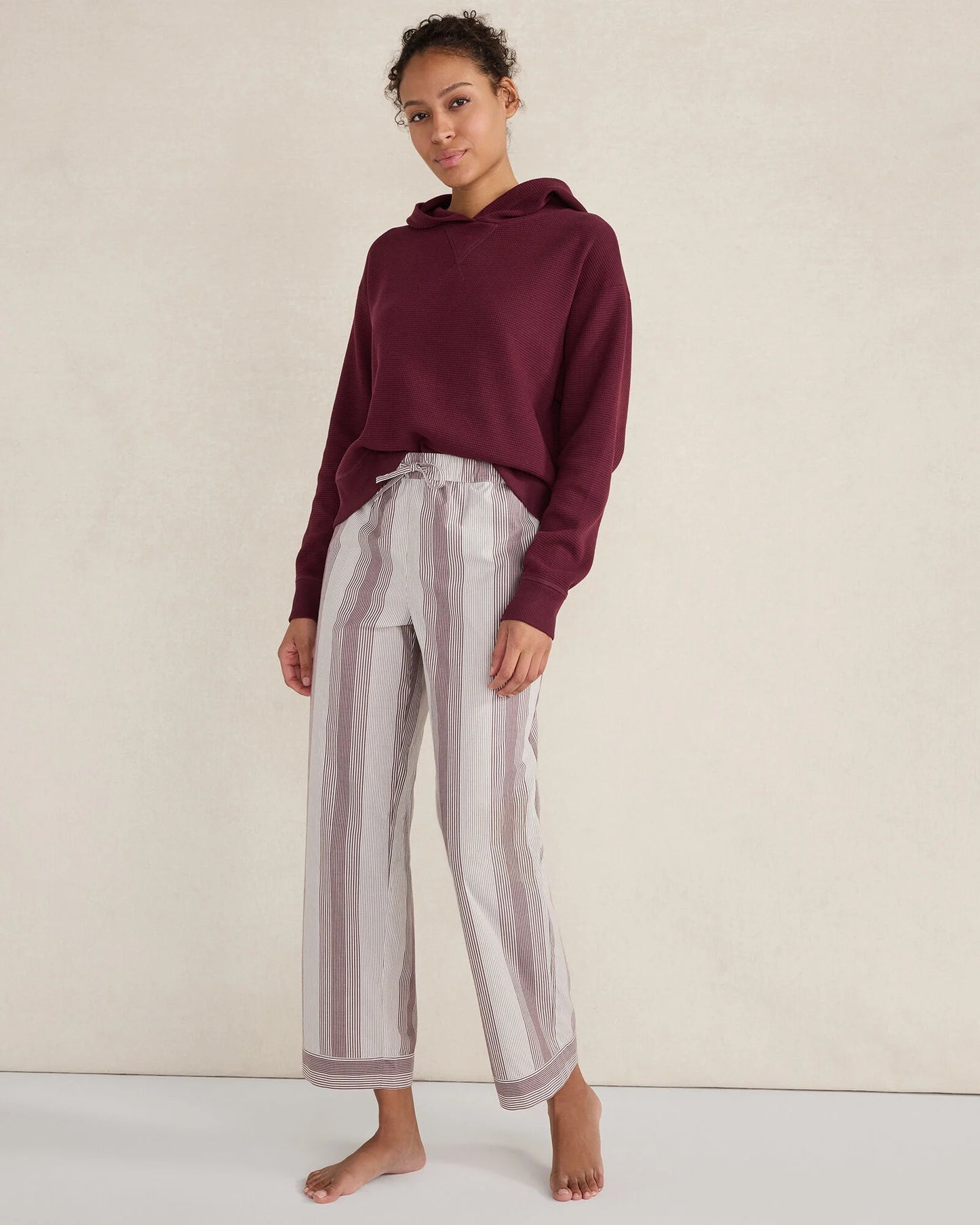 Organic Cotton Waffle Hoodie