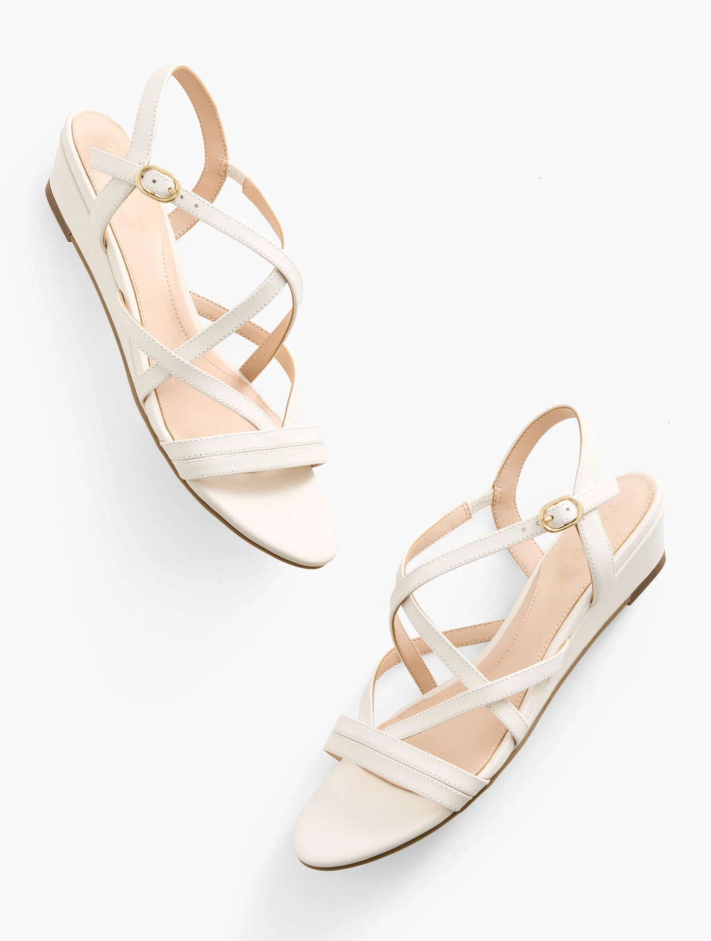 Capri Nappa Wedge Sandals