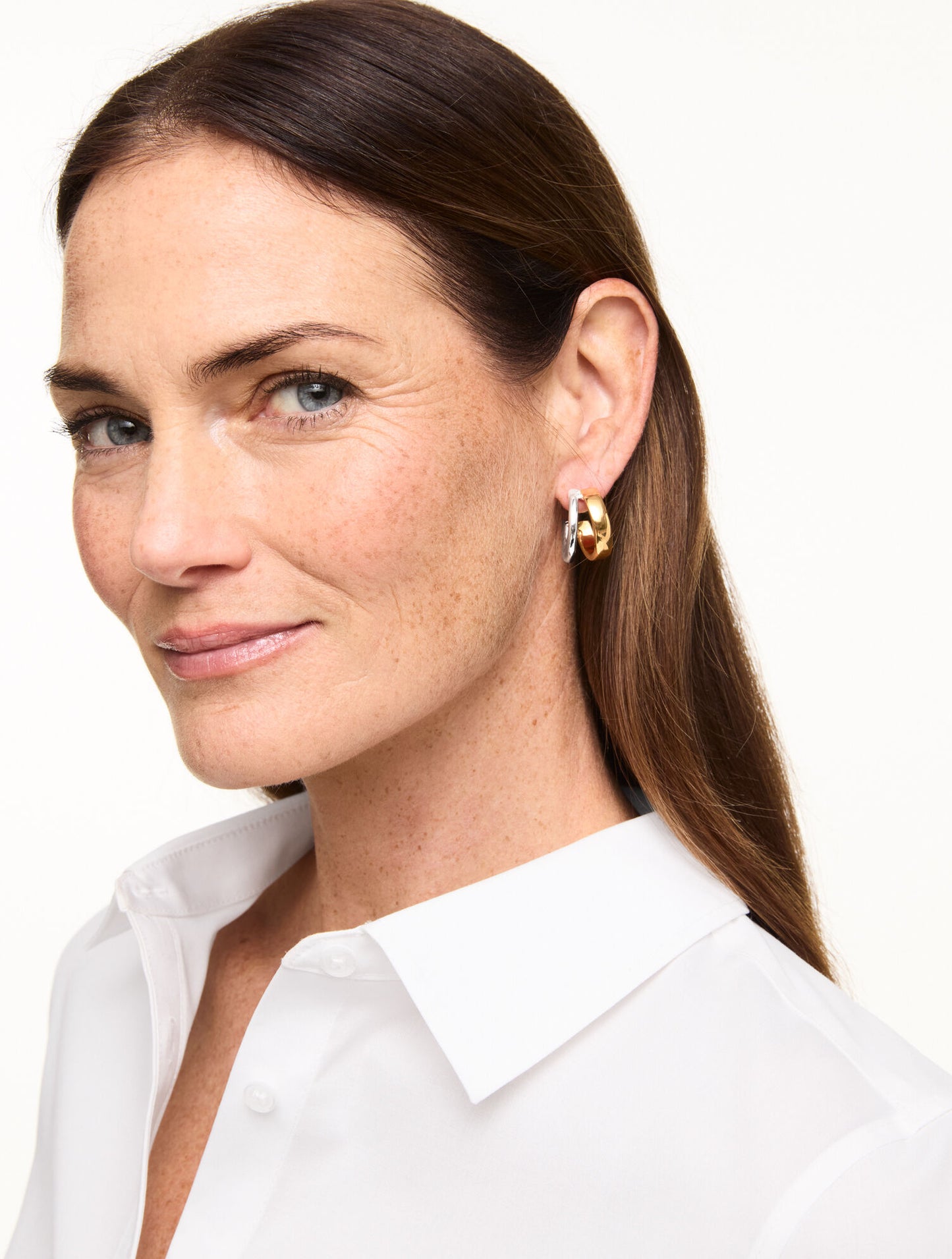 Modern Mixed Hoop Earrings