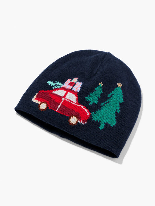 Car With Tree Beanie