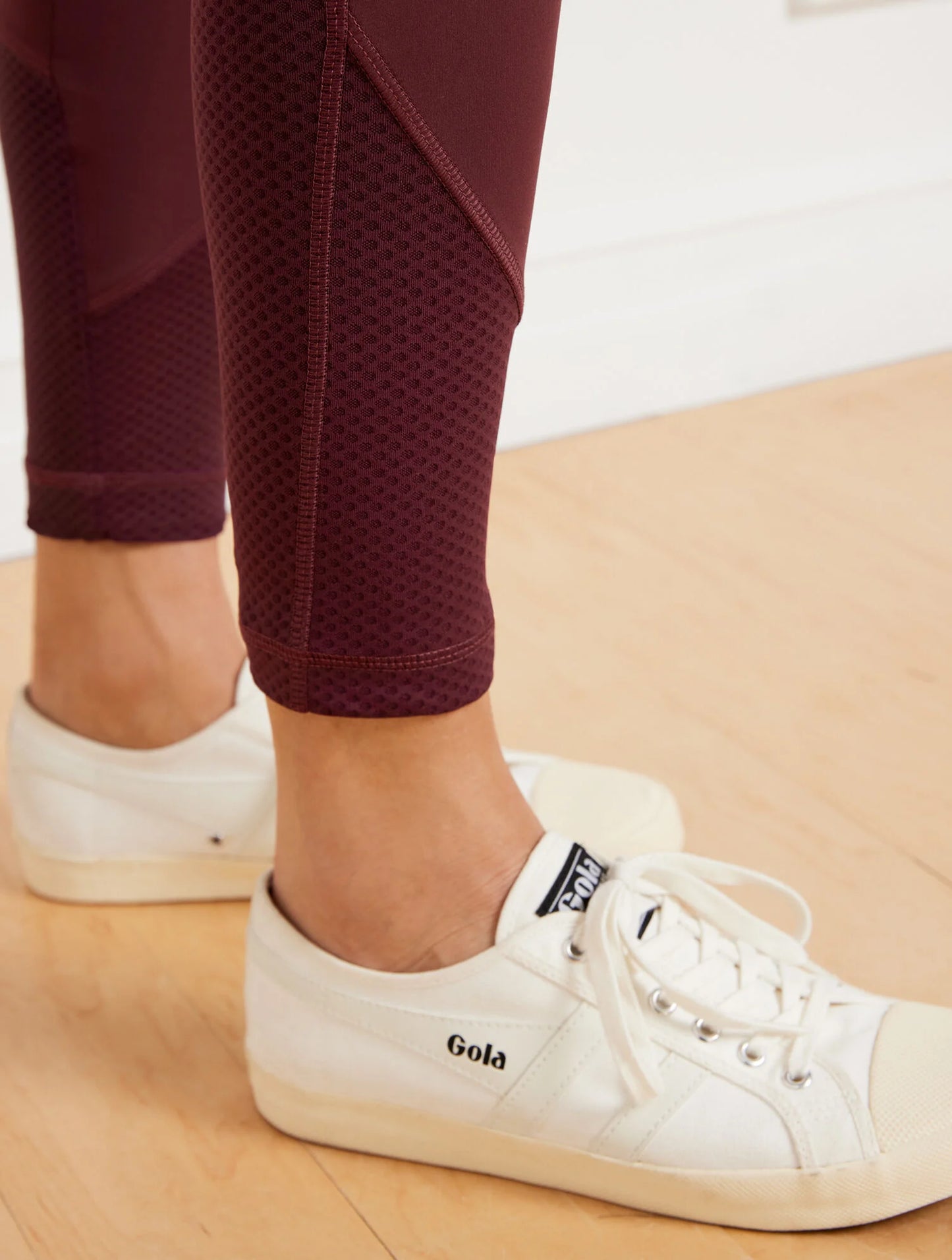 Performance Interlock Mesh Block Leggings