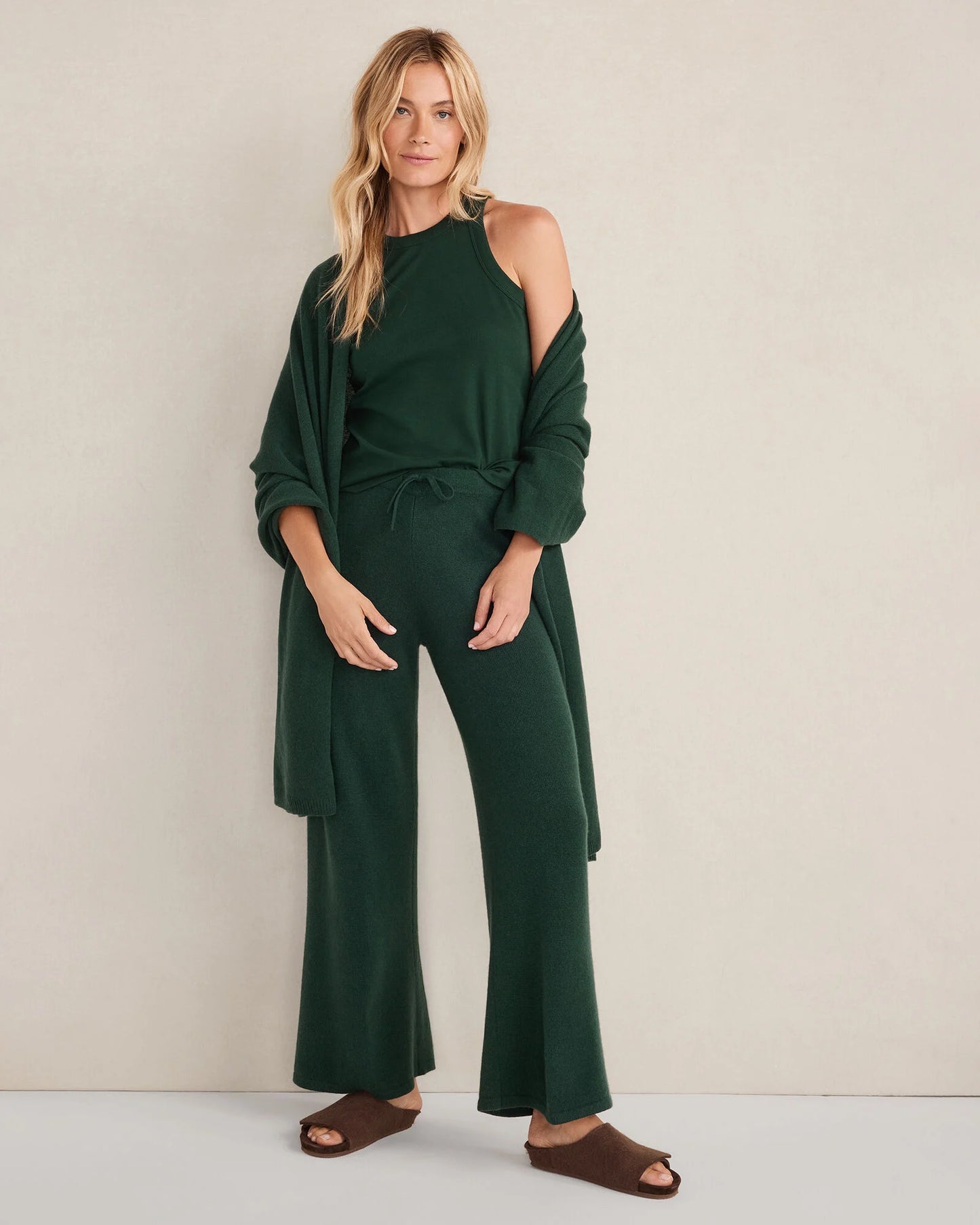 Cashmere Wide Leg Pants