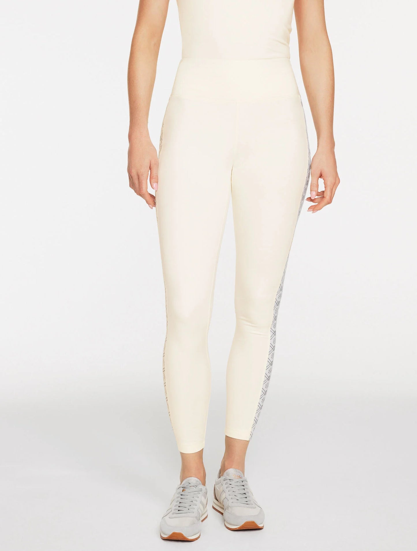 Fleeceback Leggings - Alpine Jacquard