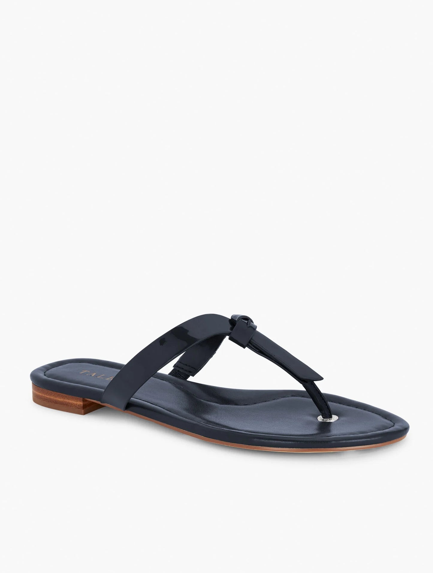 Camy Knot Soft Patent Flip Flops