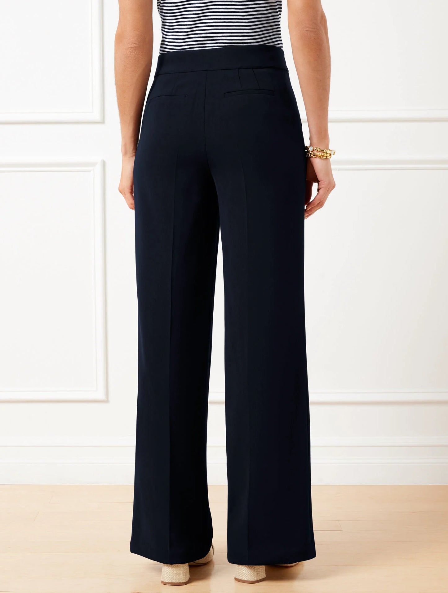 Easy Travel Wide Leg Pants