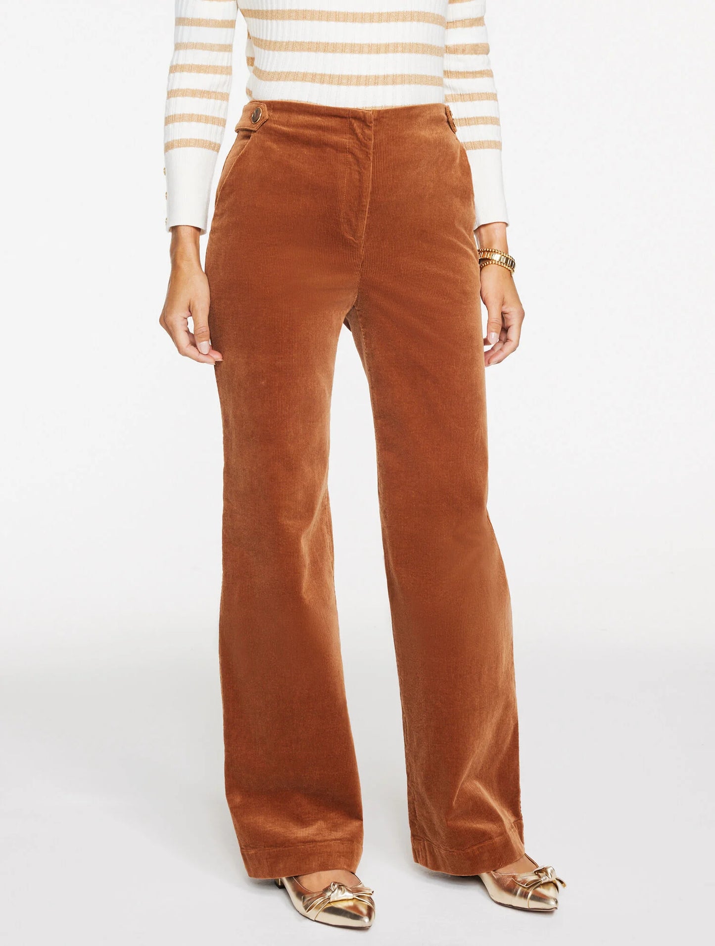 Wide Leg Corduroy Pants