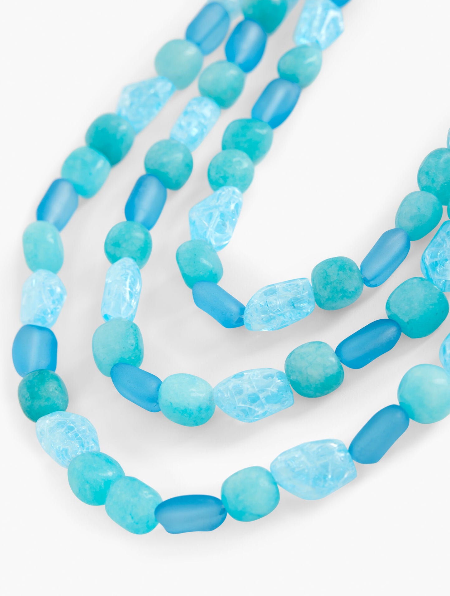 Organic Bead Layered Necklace