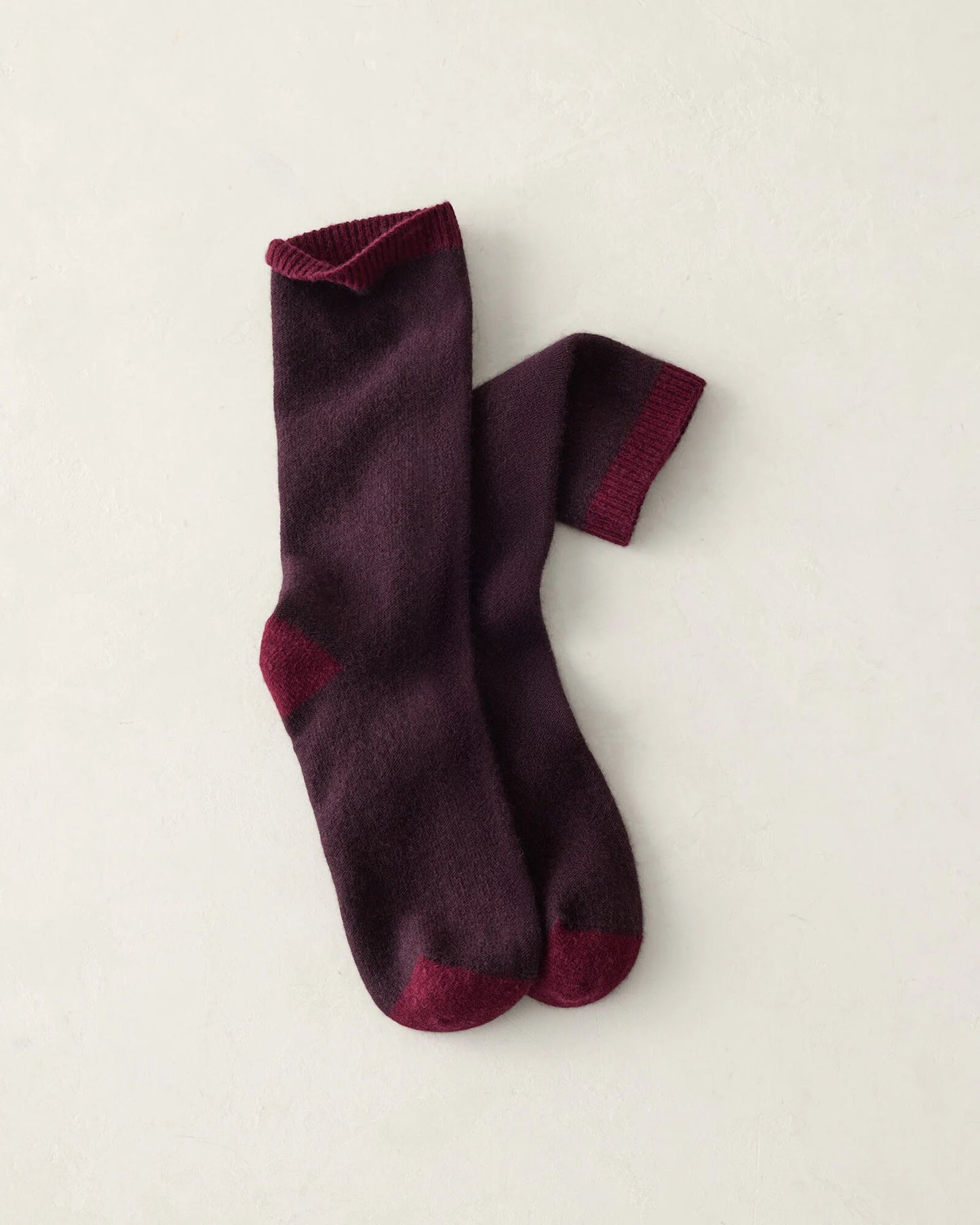 Cashmere Colorblock Socks