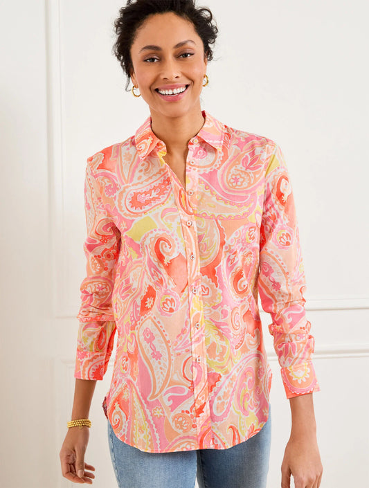 Modern Classic Shirt - Vibrant Paisley