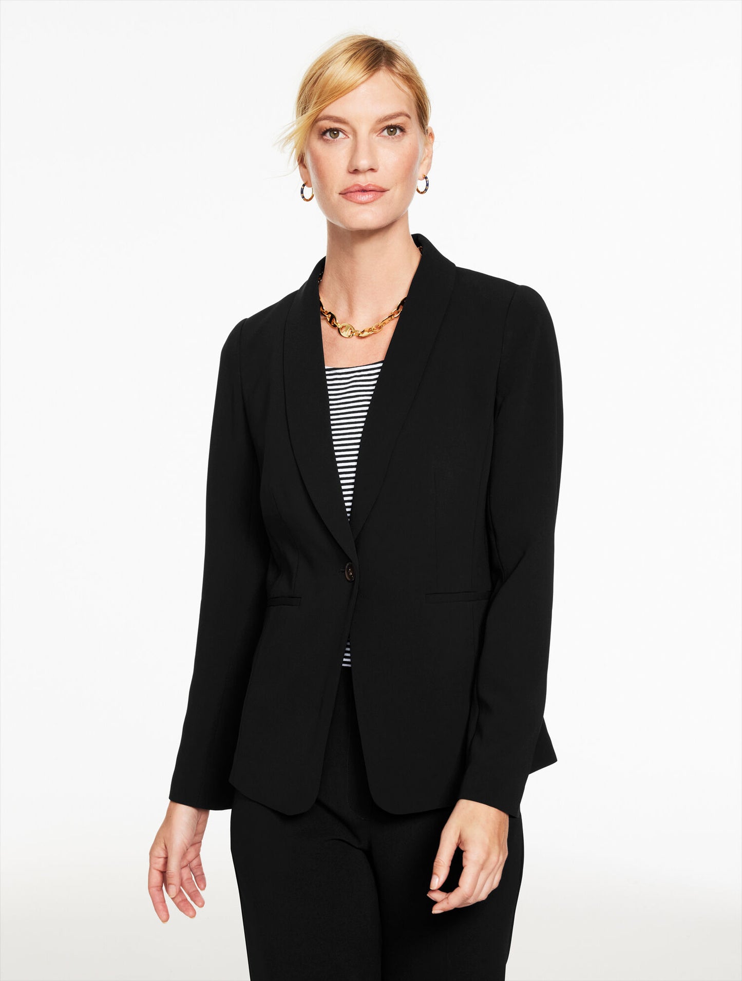 Easy Travel Shawl Collar Jacket