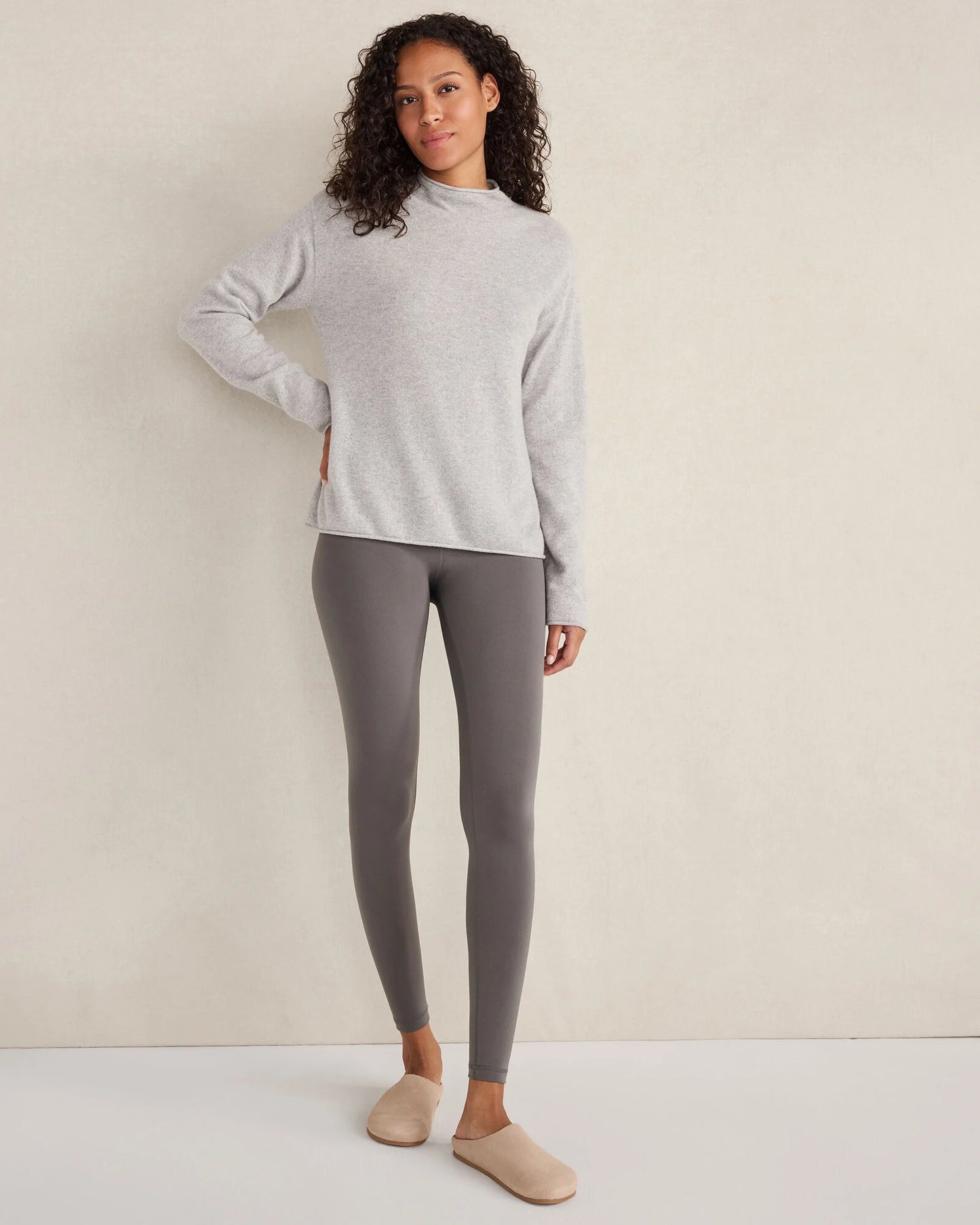 Cashmere Mockneck Sweater