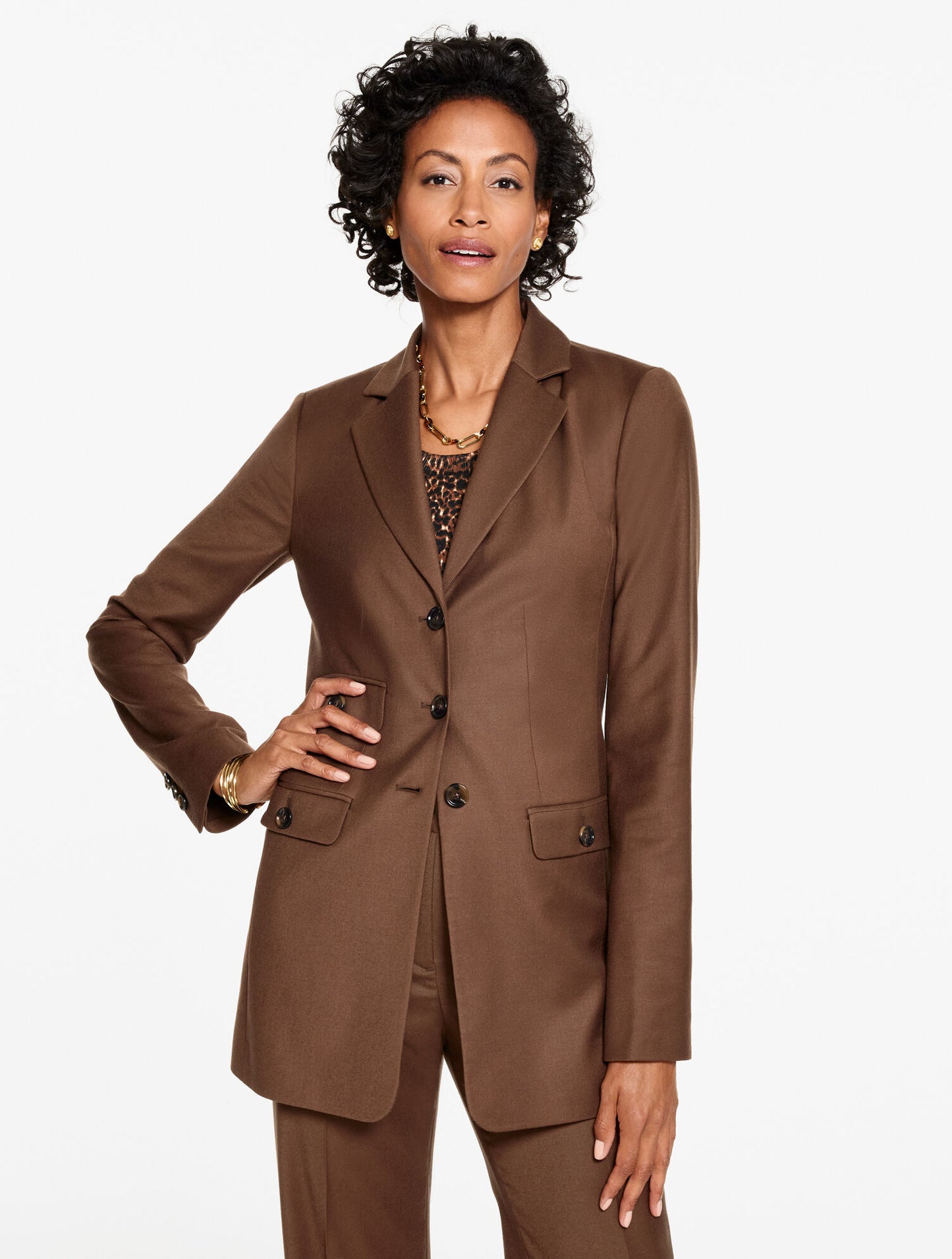 Luxe Italian Flannel Blazer