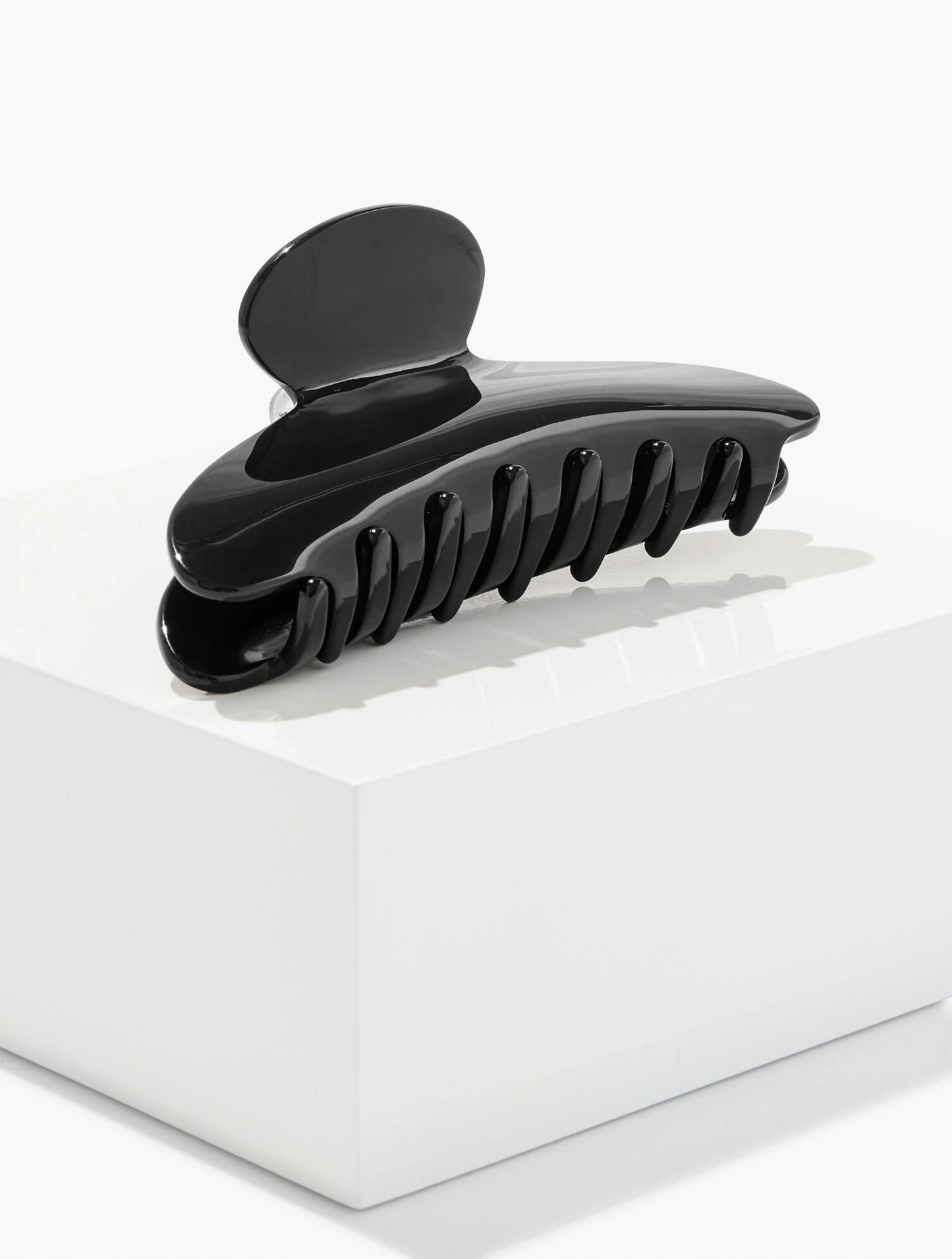 Black Marble Hair Clip