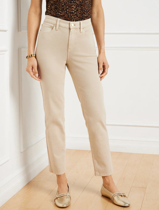 Slim Straight Ankle Jeans