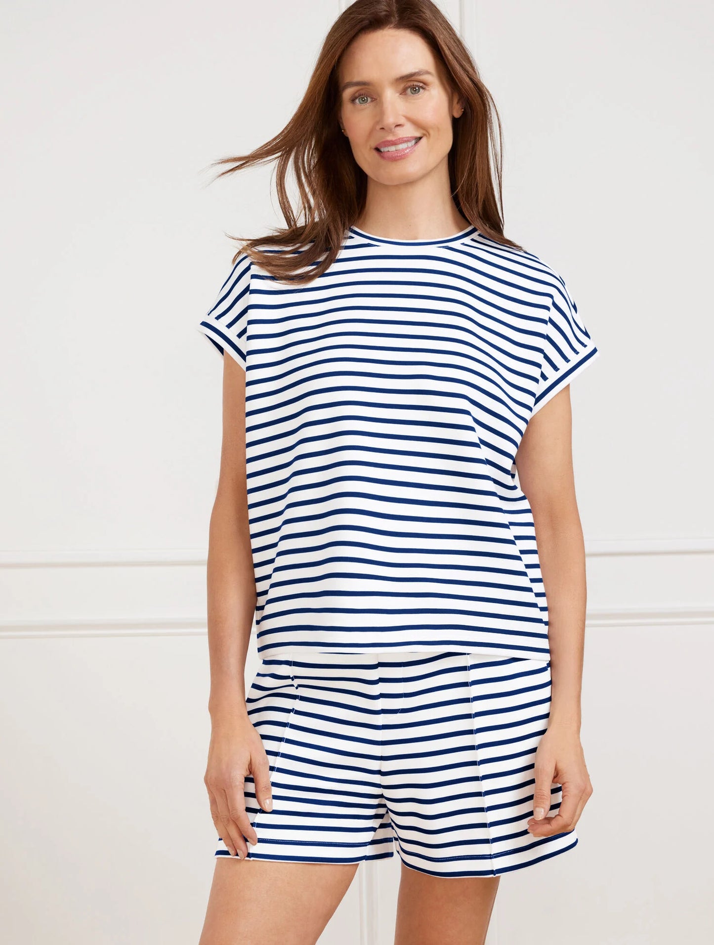 AirKnit Stretch Crewneck Tee - Ace Stripe