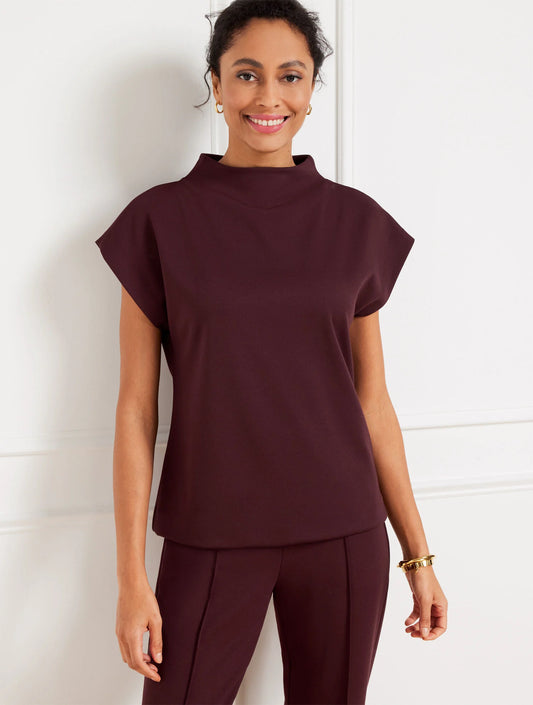 Passport Ponte Funnel Neck Pullover