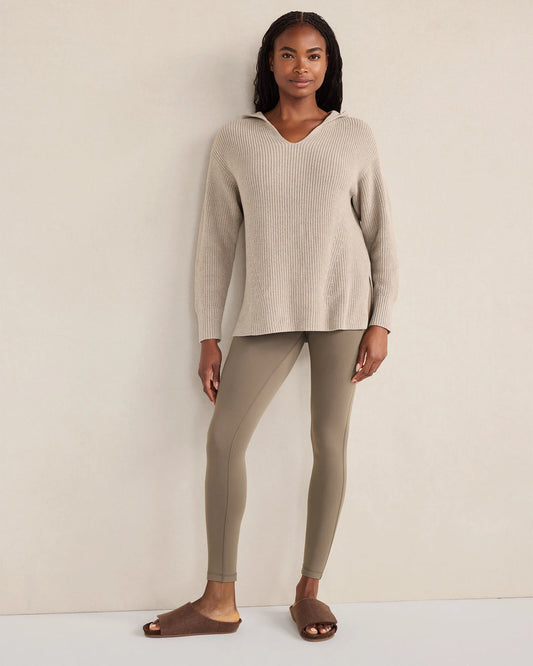 Organic Cotton Cashmere Shaker Stitch Hoodie