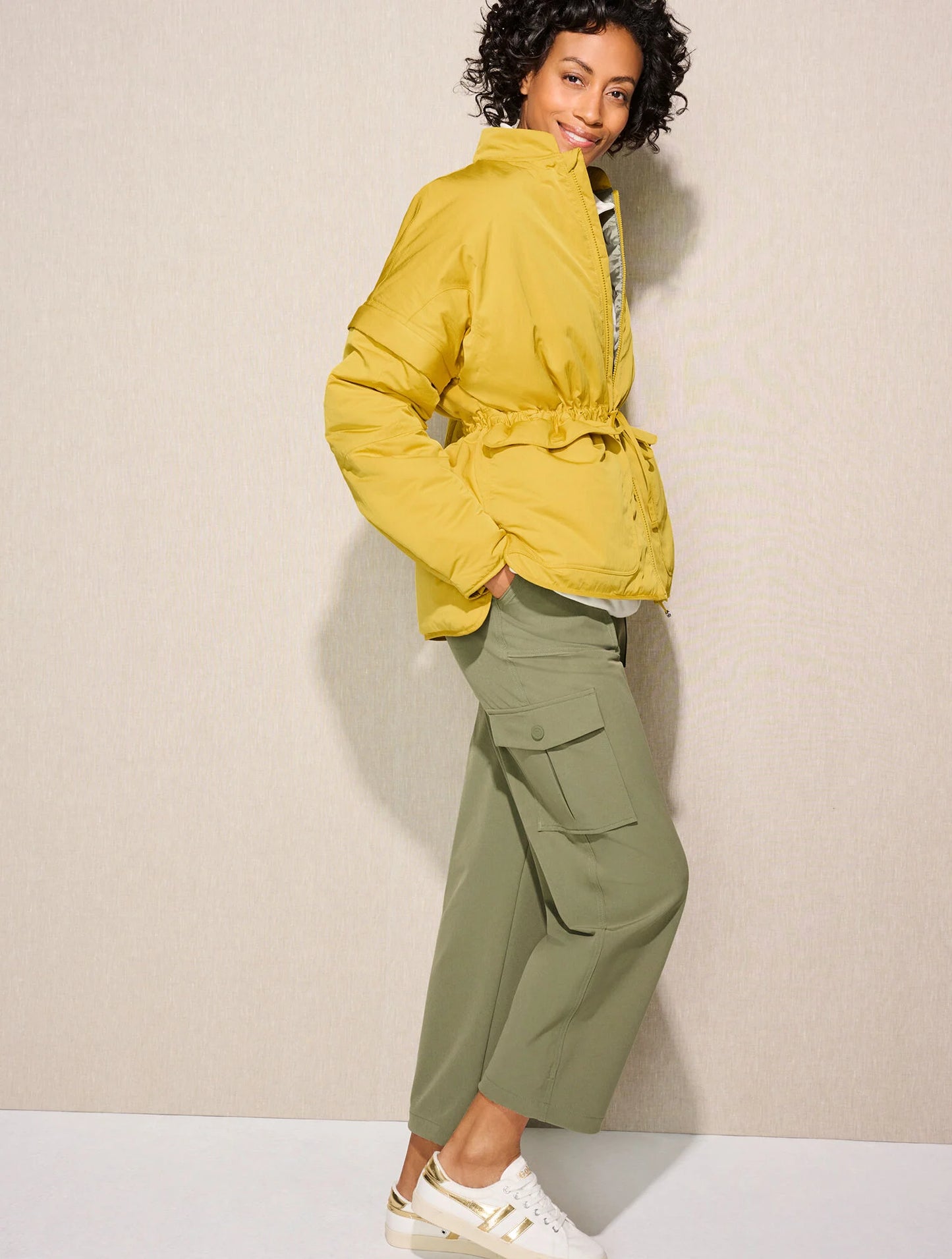 Stretch Woven Cargo Pants