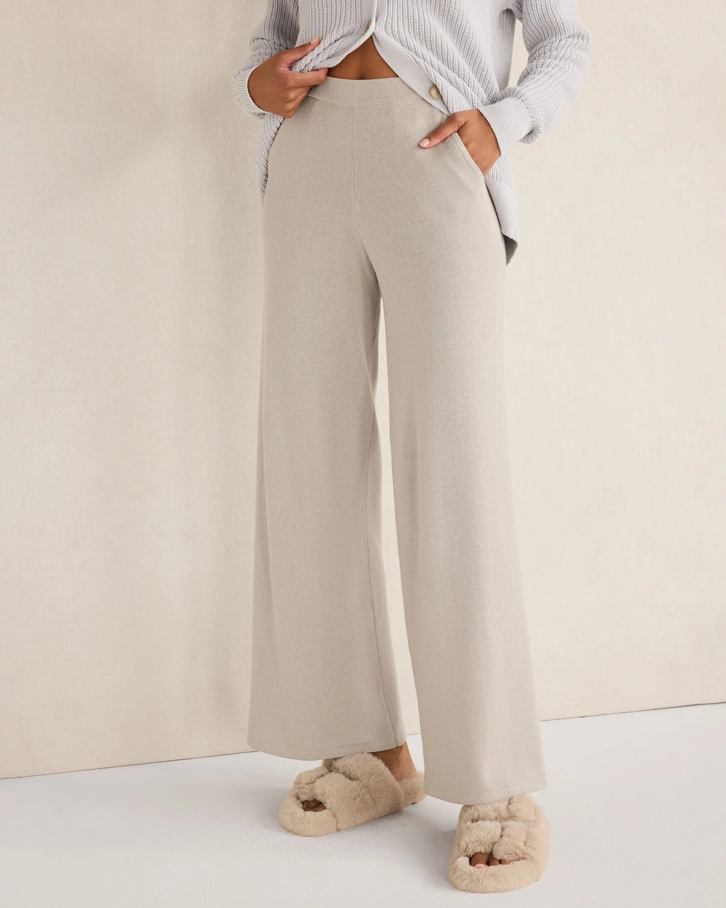 Organic Cotton Wide Leg Pants